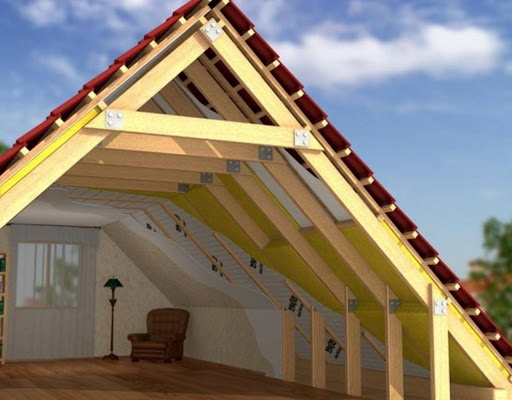 Утепление скатной  кровли