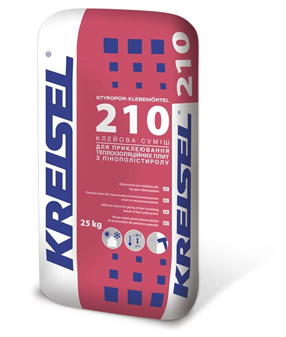 КЛЕЙКИЙ РОЗЧИН KREISEL З ПОЛІСТИРОЛУ 210